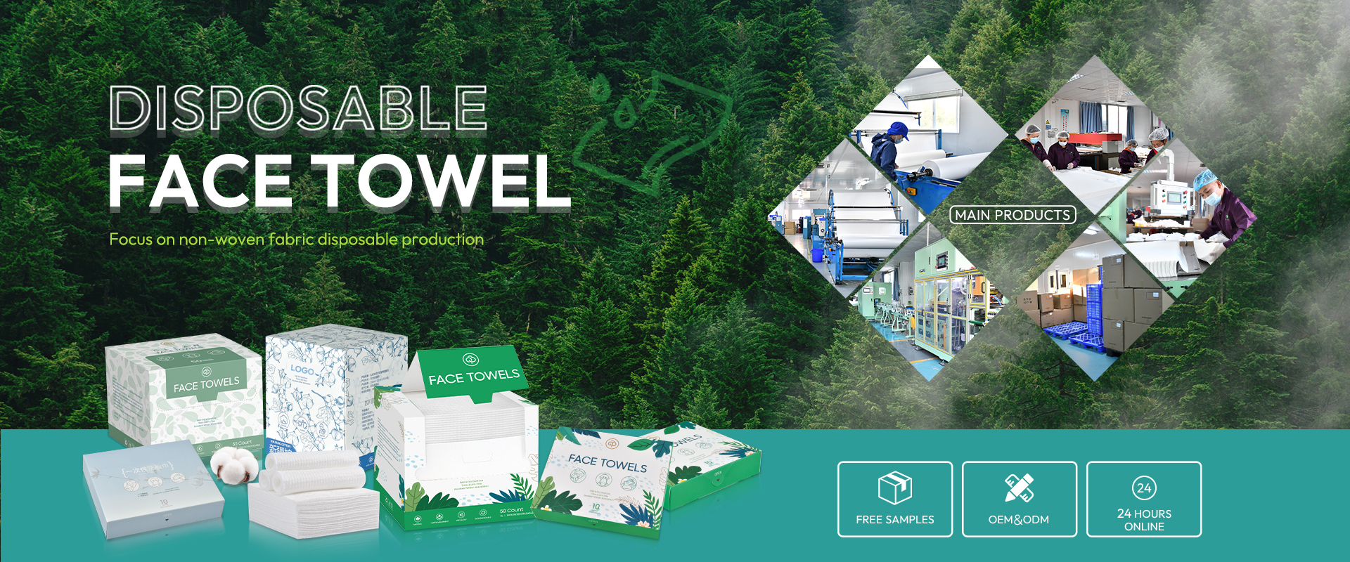 Quality Disposable Face Towels factory