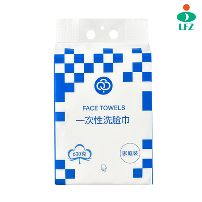 Bàn khăn mặt dùng một lần 160 Count Hanging Design100% Bio-based Viscose Ultra Thick Face Towels