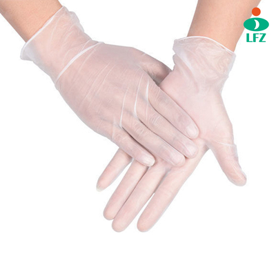 Buen precio Guantes de examen de vinilo suave y transparente sin látex, desechables, aptos para alimentos en línea
