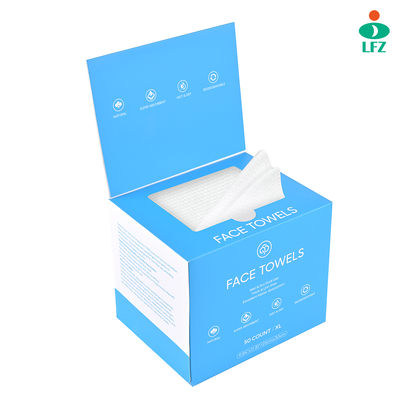 Buen precio Envase de actualización Biodegradable toalla facial limpia desechable probada clínicamente en línea