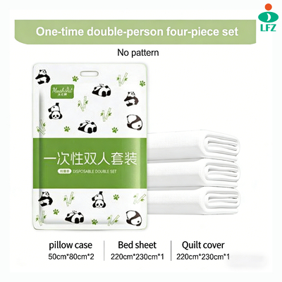 Bon prix Ensemble de draps jetables 4 PCS pour les voyages en croisière hôtelière en ligne