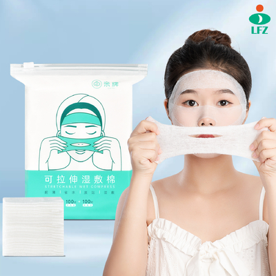 Bon prix Coussinets de coton fins et extensibles pour le démaquillage du visage, coussinets de coton pour application humide et soins de la peau en ligne