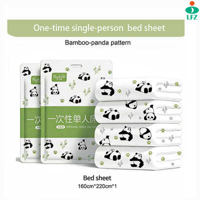 Buen precio Juego de ropa de cama desechable para viajes, funda de sábana, adecuado para hoteles, spas, viajes de negocios, ligero, cómodo e higiénico en línea