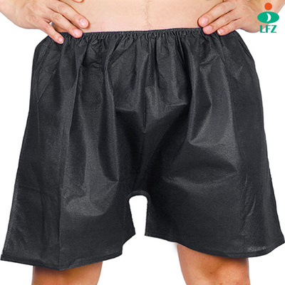 Quality 30PCS Disposable Men Boxer Shorts Non Woven Male Underwear Patient for Travel Massage factory