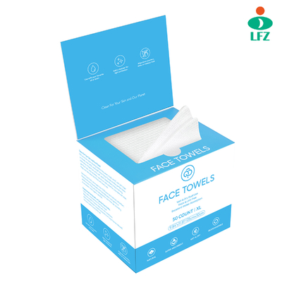 Buen precio Envase de actualización Biodegradable toalla facial limpia desechable probada clínicamente en línea
