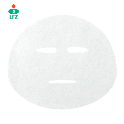Buen precio Lyocell DIY de rayas de color blanco cuidado natural de la piel de spa papel de fibra pre-cortado de papel facial hoja de máscara facial en línea