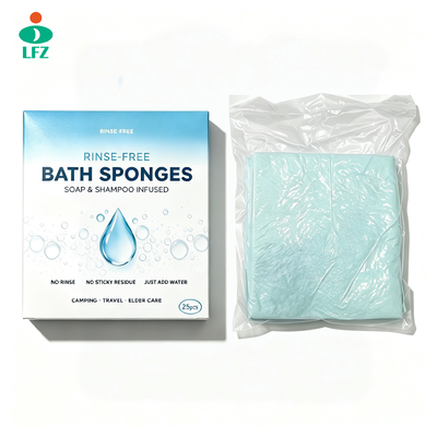Good price Custom 25 Pack Disposable Rinse Free Bathing Wipes Premium Full Body Cleansing Wet Wipes for Adults
 online