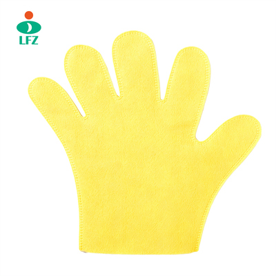 Buen precio Guante exfoliante para el cuerpo de marca privada, para una piel suave y mejora de la piel de pollo, exfoliación corporal diaria en línea